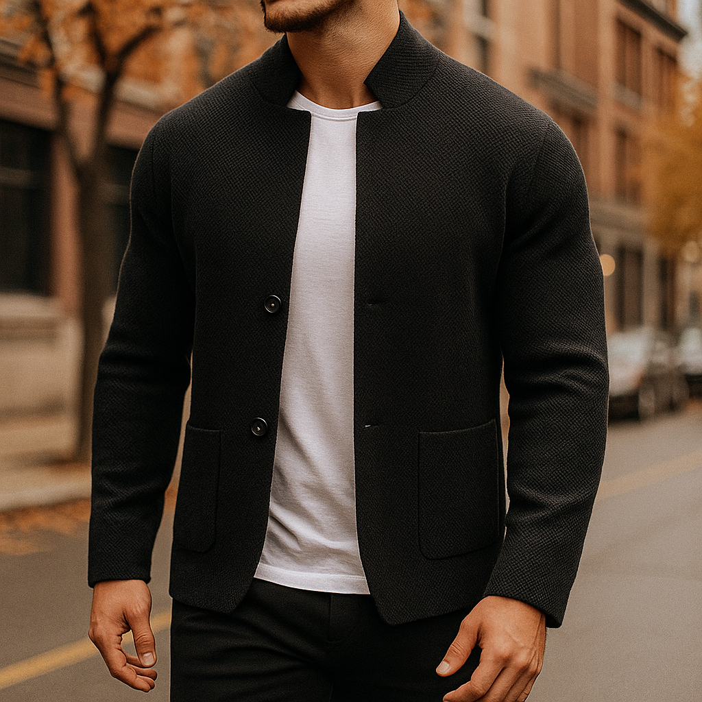 Kensington | Textured Knit Cardigan Valrynlondon