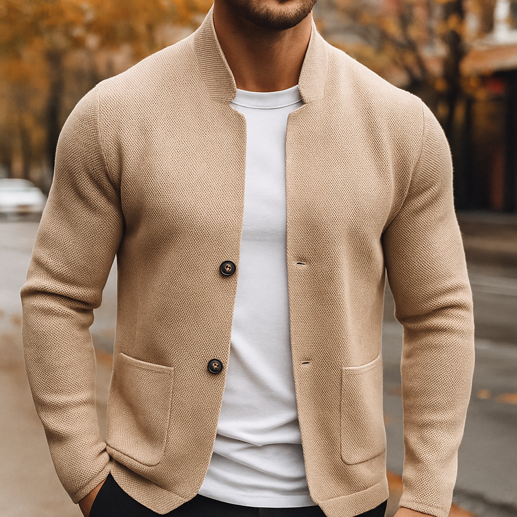 Kensington | Textured Knit Cardigan Valrynlondon